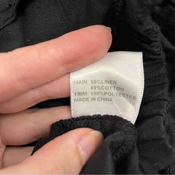 Boo Radley vintage charcoal midi Aline skirt with lace detail. Medium - Picture 8 of 8